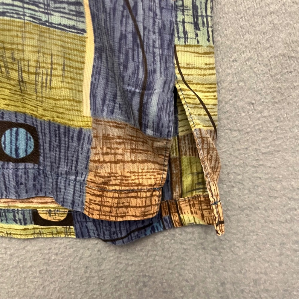 VTG Tori Richard Hawaii Shirt XL Cotton Lawn Abstract Aloha Camp Made USA 23x29 - Picture 7 of 11
